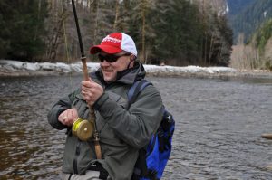 Pat Hooked up/article for Salmon & Steelhead Journal